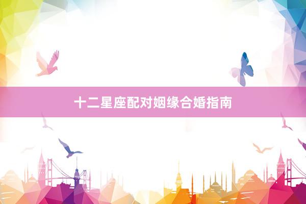 十二星座配对姻缘合婚指南